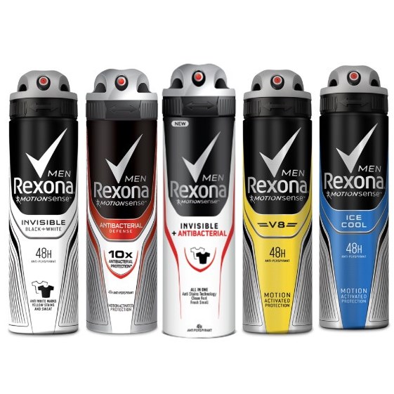 Rexona Men Aerosol Antitranspirante Motionsense x 150 Ml - 90 G
