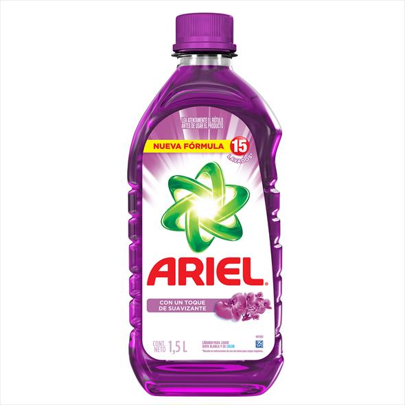 Ariel Liquido Con Suavizante X 1,5lts