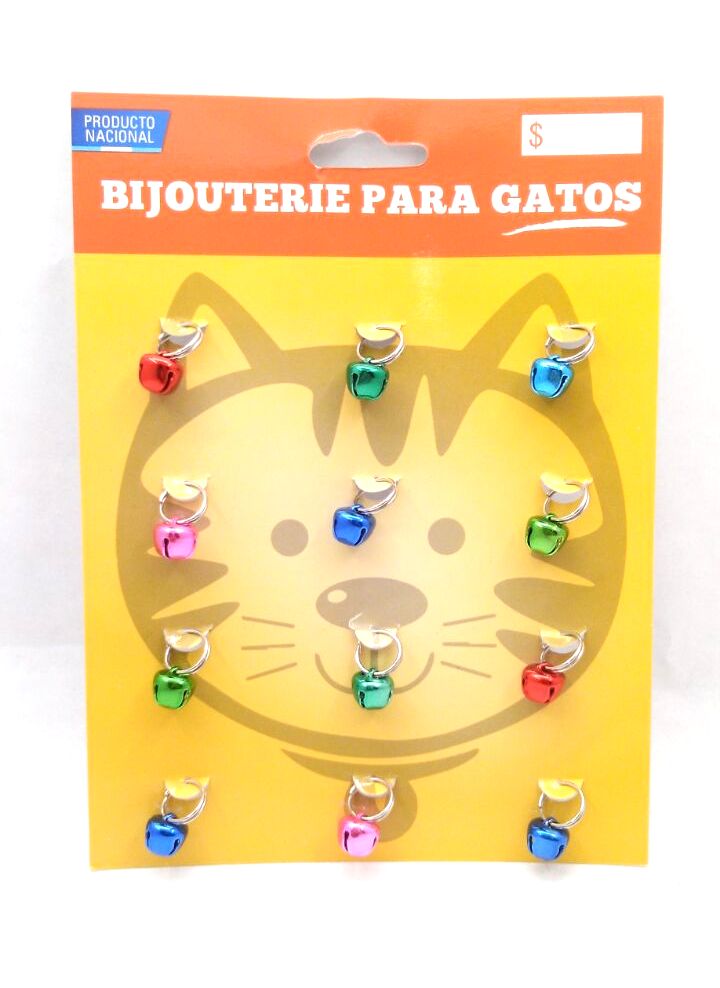 CASCABEL PARA GATOS X 12 UNIDADES N°0 - DOBRO