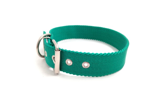 COLLAR NYLON ANCHO LISO 53X3CM. MISTER HUESO