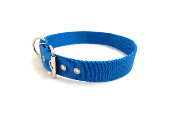 COLLAR NYLON ANCHO LISO 60x3CM. MISTER HUESO