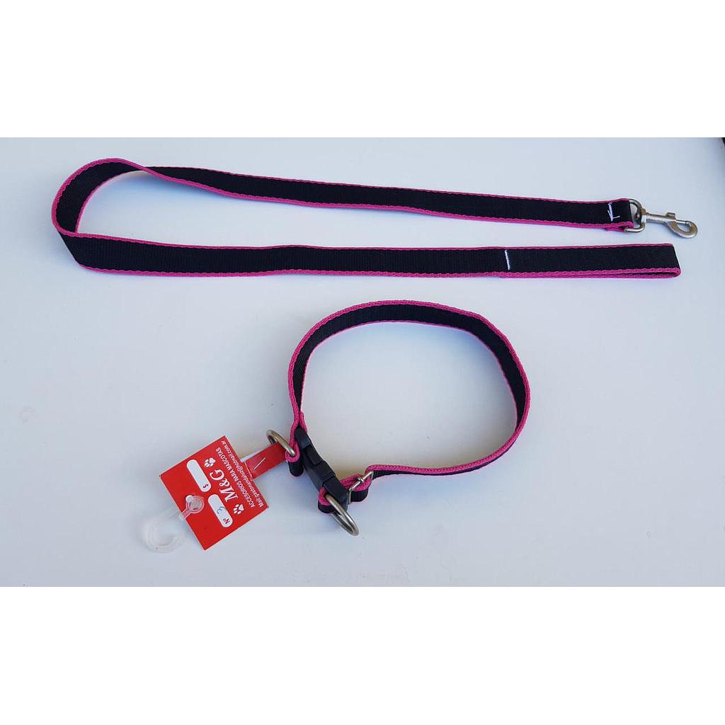 collar regulable y correa de nylon n°3 