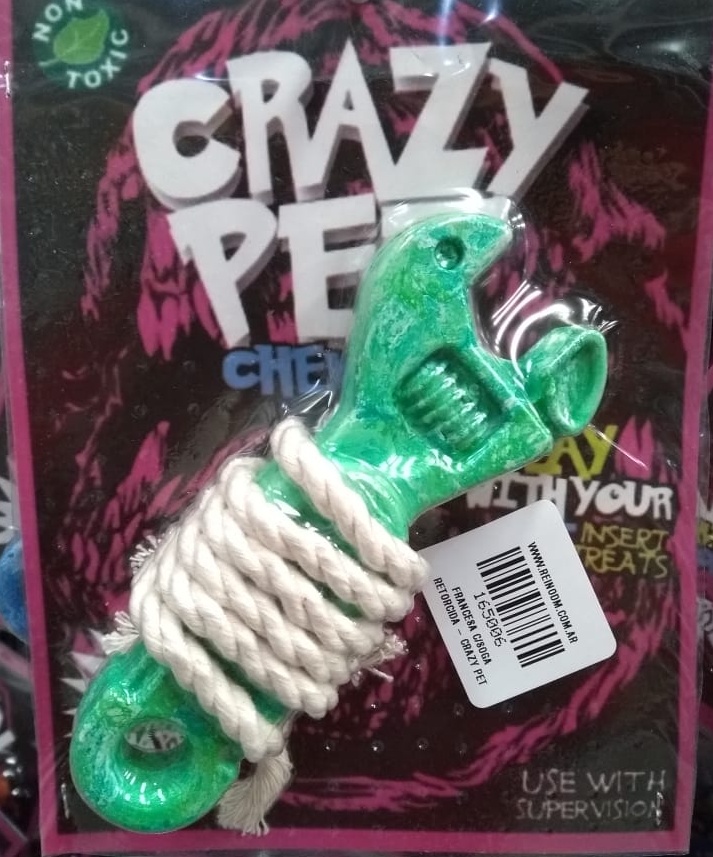 FRANCESA C/SOGA RETORCIDA - CRAZY PET