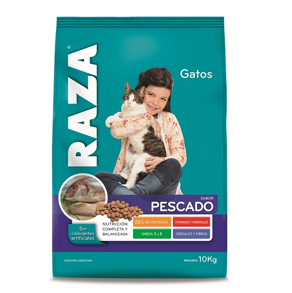 GATOS ADULTOS PESCADO 10 KG. - RAZA