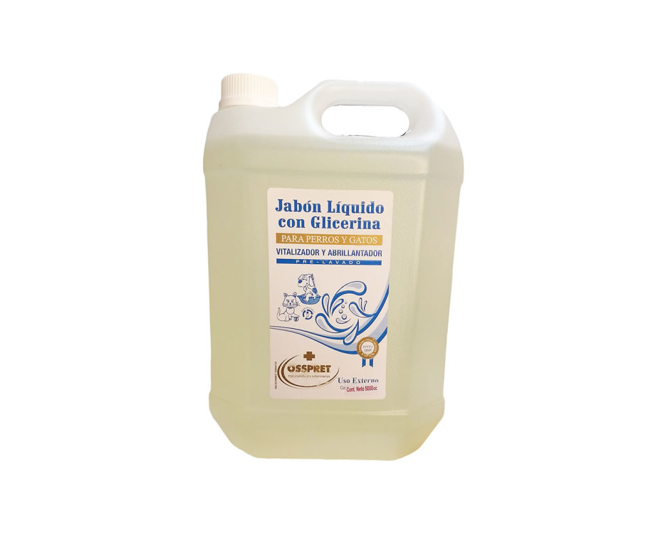 JABON LIQUIDO CON GLICERINA 5000 CM3. OSSPRET