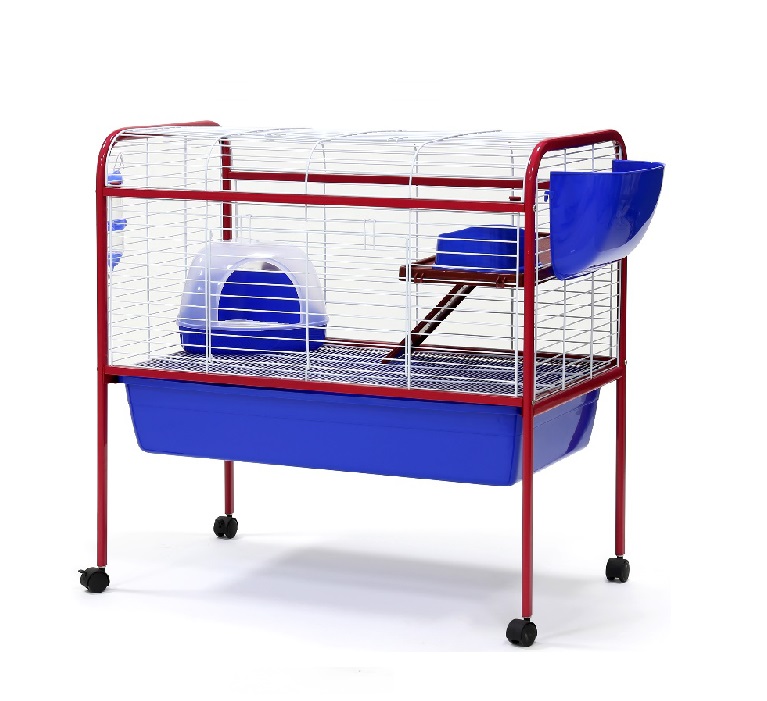 JAULA CONEJO/COBAYO C/MUEBLE 88X53X89 - IMPORTADO