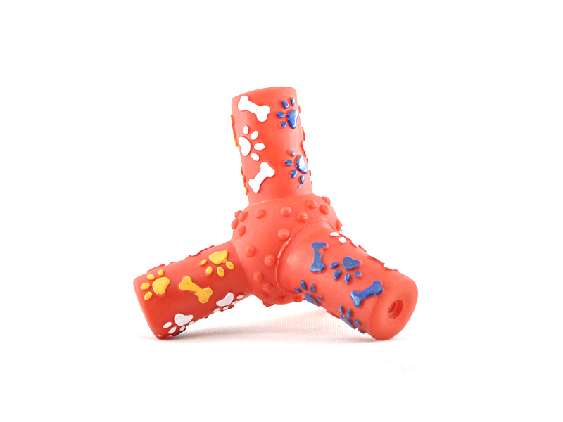 JUGUETE TRIPODE CON HUELLITAS Y HUESITOS PER-ROS