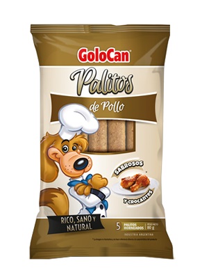 PALITOS DE POLLO 36 BOLSITAS X 5 UNID- GOLOCAN