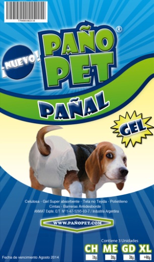 PAÑAL GRANDE X3  PAÑOPET