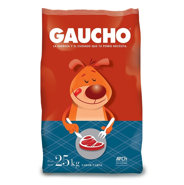 PERROS ADULTOS CARNE 25 KG. GAUCHO