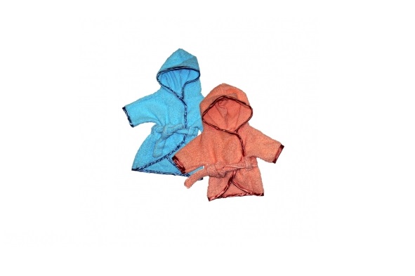 BATA DE TOALLA CON RASO TALLE 45 05 PER-ROS