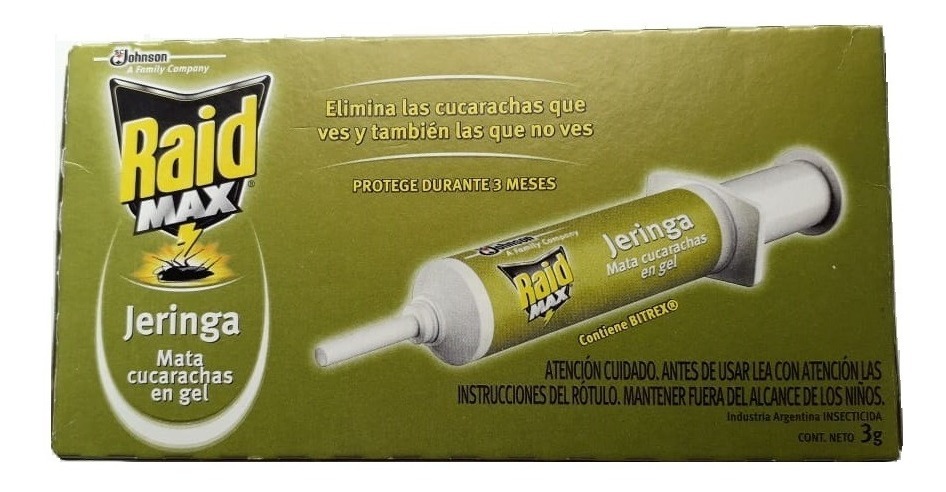 Raid Jeringa Mata Cucarachas