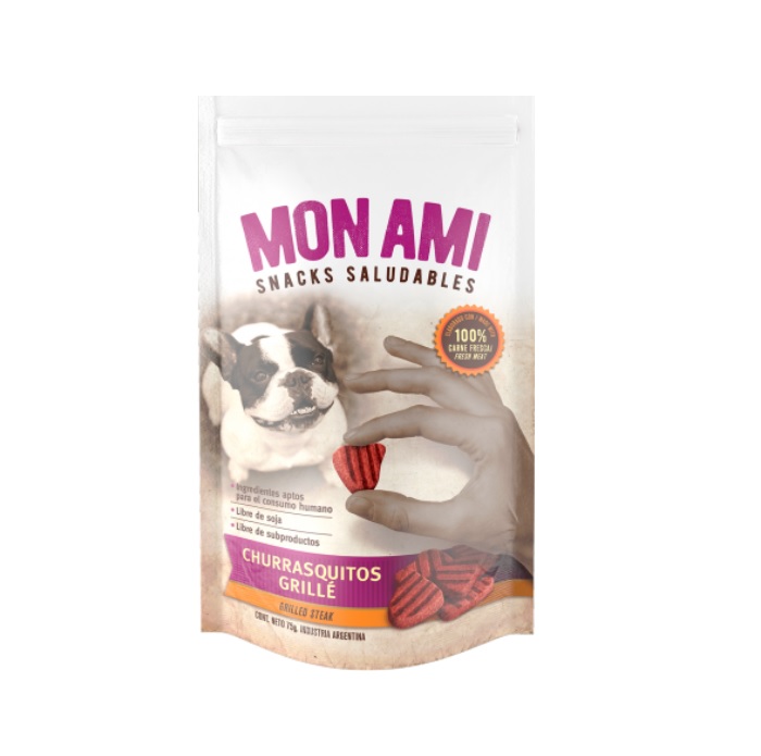 SNACK CHURRASQUITO GRILLE 75 GR. MON AMI