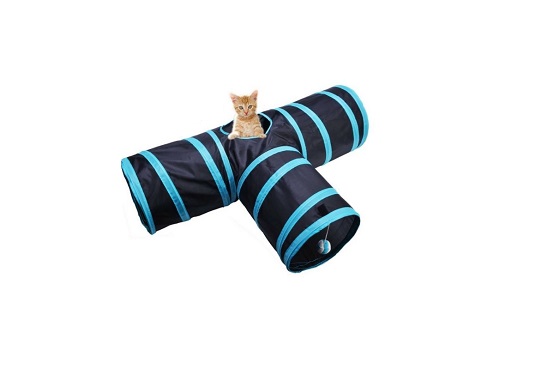 TUNEL PARA GATOS EN FORMA DE Y - PER-ROS