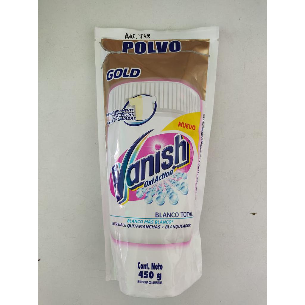 Vanish Quitamanchas En Polvo Ropa Blanca Sachet