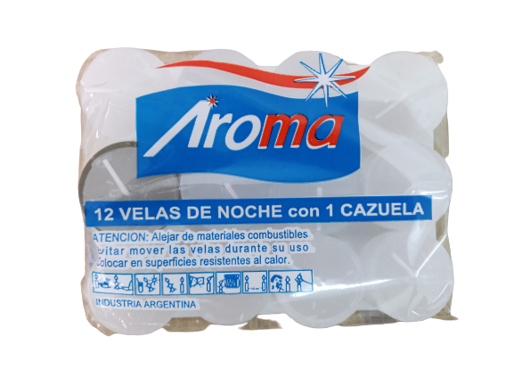 12 Velas De Noche Aroma