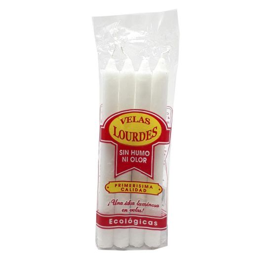 Velas Lourdes Ecologicas 4 X 160 Grs