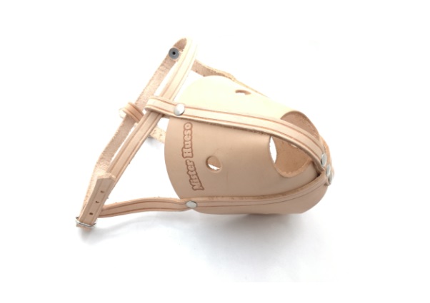 BOZAL SUELA NATURAL PA/ROTWEILER - MISTER HUESO