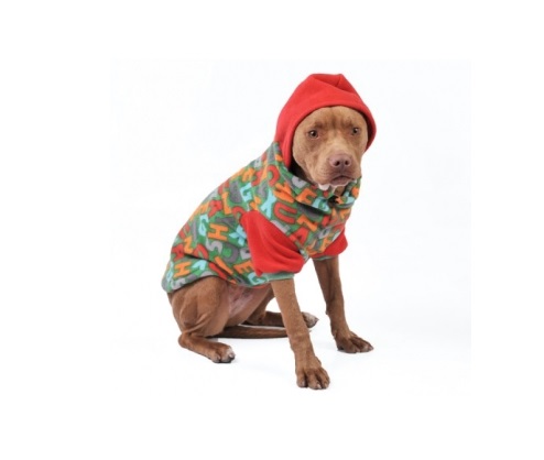 BUZO POLAR C/ CAPUCHA Nº12 80 CM. - PER-ROS