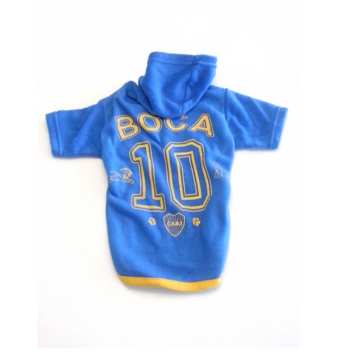 BUZO POLAR CON CAPUCHA BOCA TALLE 70CM - FAMILY PETS