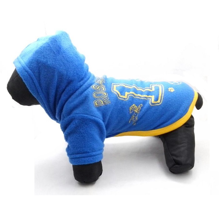 BUZO POLAR CON CAPUCHA CENTRAL TALLE 70CM - FAMILY PETS