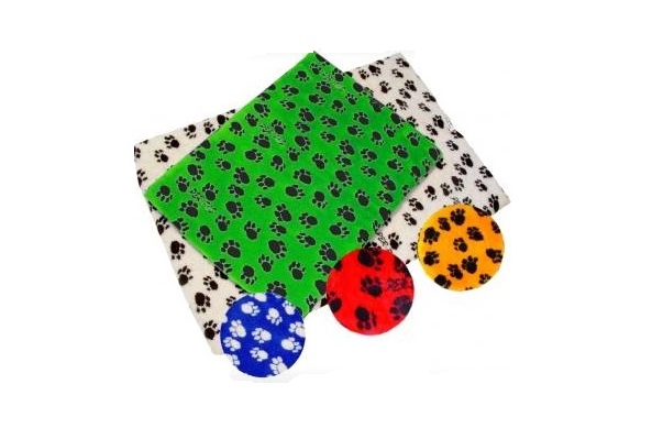 COLCHONETA PELUCHE PATITAS 65 X 50 X 5 CM. - PER-ROS