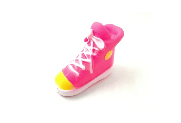 JUGUETE ZAPATILLA CON CORDONES C/SONIDO - PER-ROS