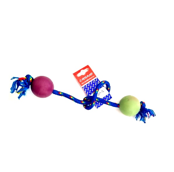 PELOTA DE GOMA CHICA SOGA ALPINA 8MMX50CM S301 - PETS PLAST