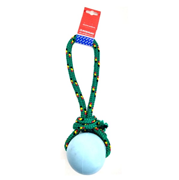PELOTA DE GOMA GRANDE SOGA ALPINA 12MMX35CM S404 - PETS PLAST