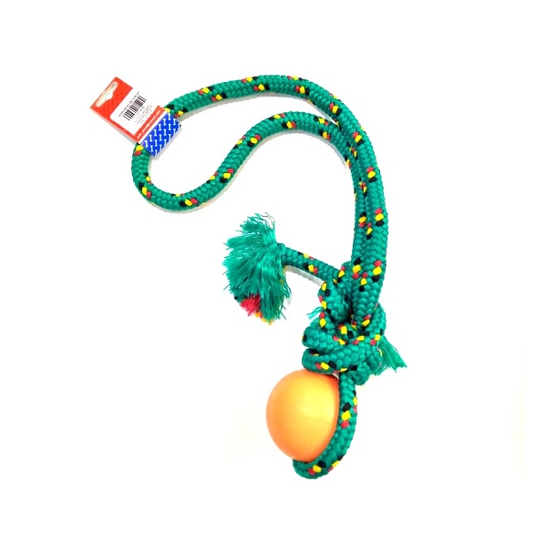 PELOTA DE GOMA GRANDE SOGA ALPINA 15MMX70CM S505 - PETS PLAST