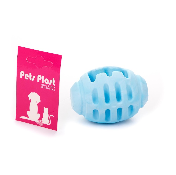 PELOTA RUGBY DE GOMA - PETS PLAST
