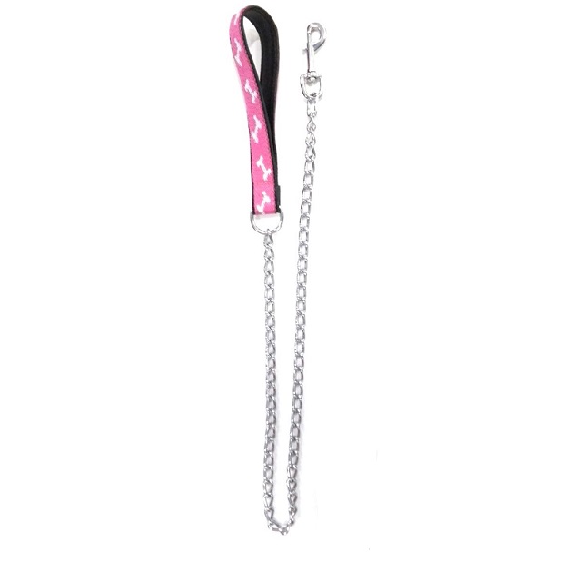 CADENA CON MANOPLA CUERO/CINTA 30MMX80CM - DOBRO