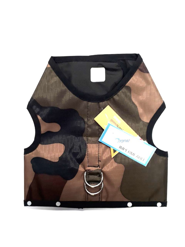 PRETAL CAMUFLADO VERDE ANTIDESGARRO XXS-P - GOOD CANINA