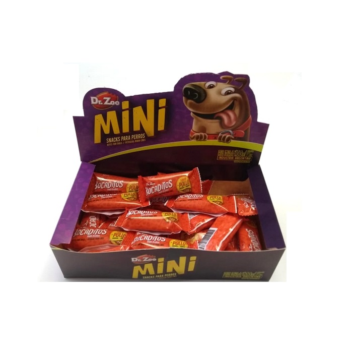 CAJA MINI BOCADITOS POLLO X20 - DR. ZOO