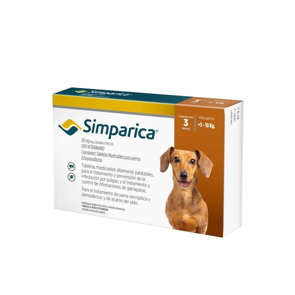 Simparica De 5 a 10 kg