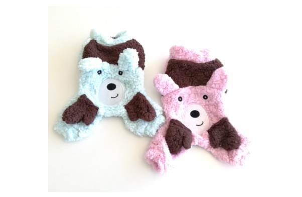 CANGURO CORDERITO OSO TALLE M 35 CM.- PER-ROS